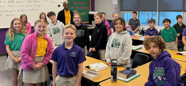 SMA 6th-Grade Class Wait on God