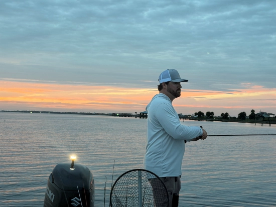 Joshua received Christ's salvation while fishing!